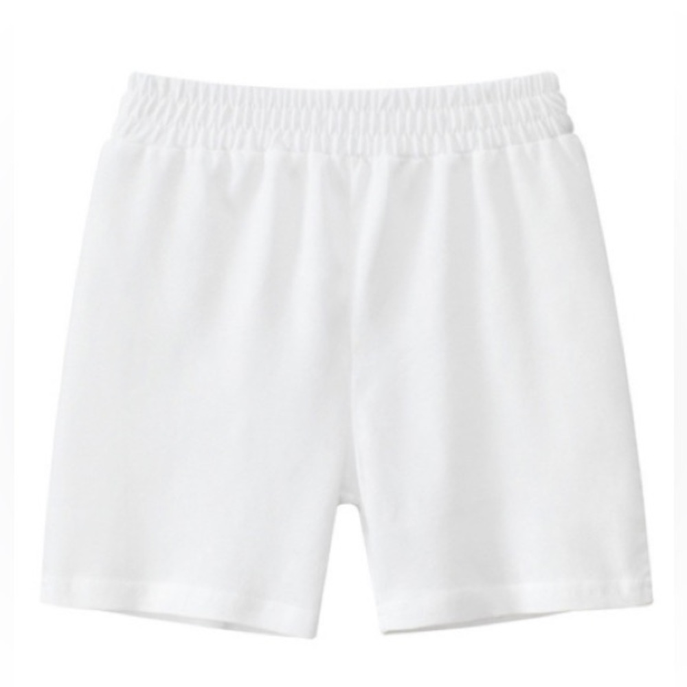 Boys Cotton Shorts (White)
